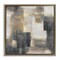 Stupell Industries Rustic Paint Strokes with Glam Undertones Floating Frame By Hannah Dawson